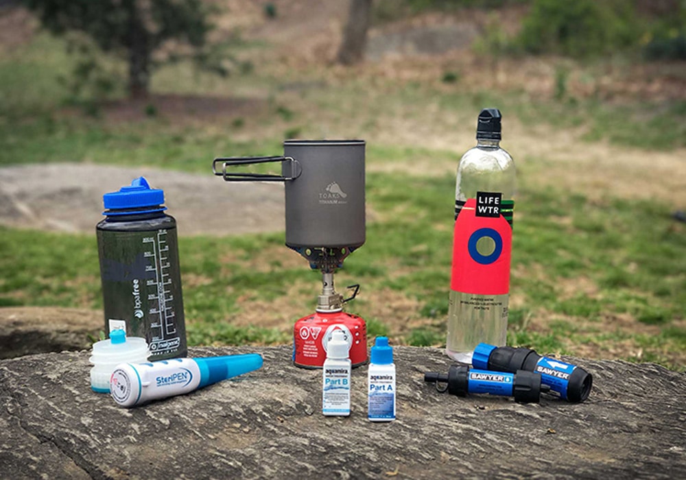 water-in-camping