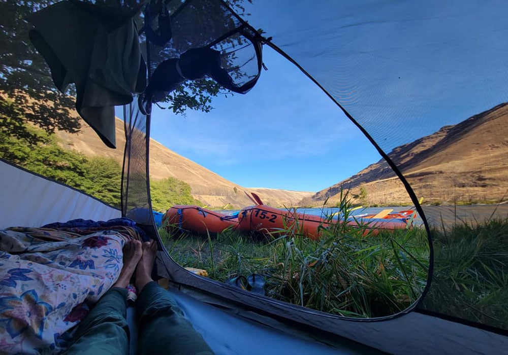 spring camping